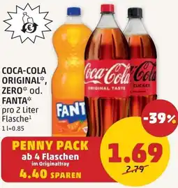 PENNY Coca-cola original, zero od. fanta Angebot