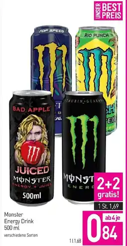 Sutterlüty Monster Energy Drink Angebot
