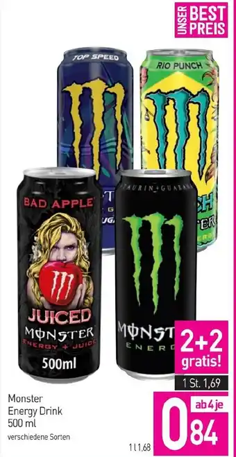 Sutterlüty Monster Energy Drink Angebot
