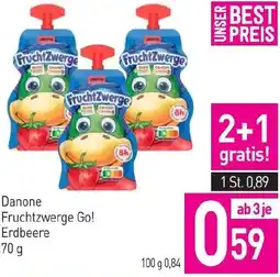 Sutterlüty Danone Fruchtzwerge Go! Erdbeere Angebot