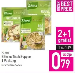 Sutterlüty Knorr Bitte zu Tisch Suppen Angebot