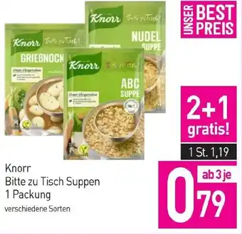 Sutterlüty Knorr Bitte zu Tisch Suppen Angebot