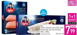 Sutterlüty Iglo Zander, Atlantik Lachs ASC, Gold- brasse ASC oder Dorsch MSC Angebot