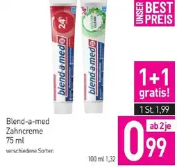 Sutterlüty Blend-a-med Zahncreme Angebot