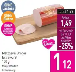 Sutterlüty Metzgerei Broger Extrawurst Angebot