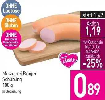 Sutterlüty Metzgerei Broger Schübling Angebot