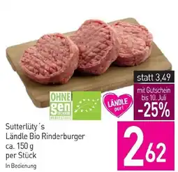 Sutterlüty Sutterlüty's Ländle Bio Rinderburger Angebot