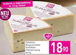 Sutterlüty Sutterlüty's Bregenzerwälder Schnittkäse mild oder würzig Angebot