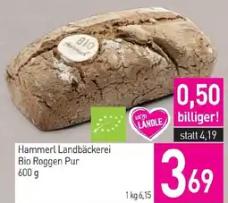 Sutterlüty Hammerl Landbäckerei Bio Roggen Pur Angebot