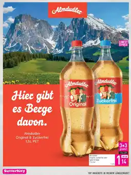 Sutterlüty Almdudler Original & Zuckerfrei Angebot