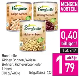 Sutterlüty Bonduelle Kidney Bohnen, Weisse Bohnen, Kichererbsen oder Linsen Angebot