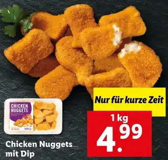 Lidl Chicken Nuggets Mit Dip 1Kg Angebot