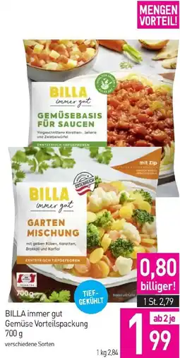Sutterlüty BILLA immer gut Gemüse Vorteilspackung Angebot