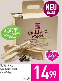 Sutterlüty Sutterlüty's Grillholz Paket Angebot