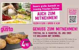 Sutterlüty 1/2 grillhuhn mit semmel Angebot