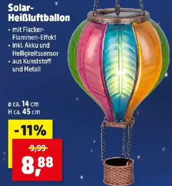 Thomas Philipps Solar Heißluftballon Angebot