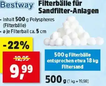 Thomas Philipps Bestway Filterbälle für Sandfilter Anlagen Angebot