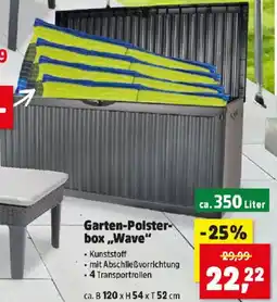 Thomas Philipps Garten Polster box Wave Angebot