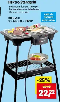Thomas Philipps Elektro-Standgrill Angebot