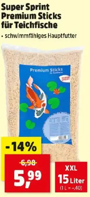 Thomas Philipps Super Sprint Premium Sticks für Teichfische Angebot