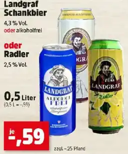 Thomas Philipps Landgraf Schankbier oder Radler Angebot