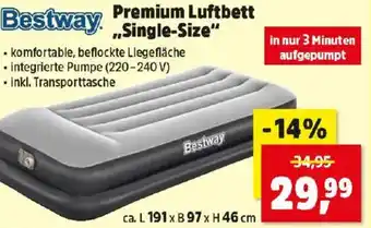 Thomas Philipps Bestway Premium Luftbett Single-Size Angebot