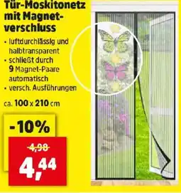 Thomas Philipps Tür-Moskitonetz mit Magnet- verschluss Angebot