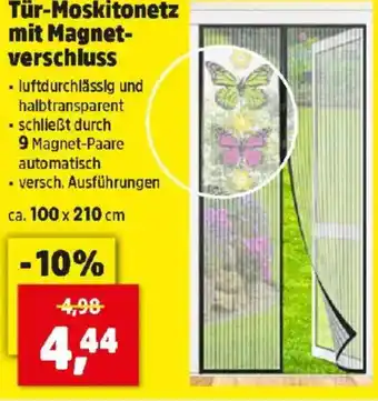 Thomas Philipps Tür-Moskitonetz mit Magnet- verschluss Angebot