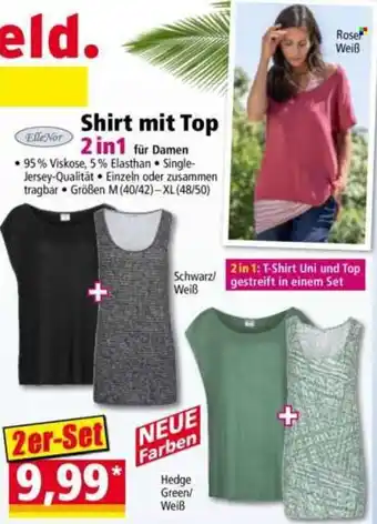 Norma Elle Nor Shirt mit Top 2in1 Angebot