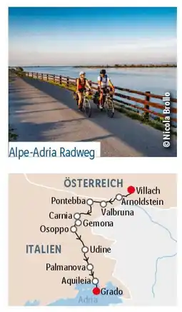 Lidl Österreich & Italien Alpe Adria Radweg Angebot