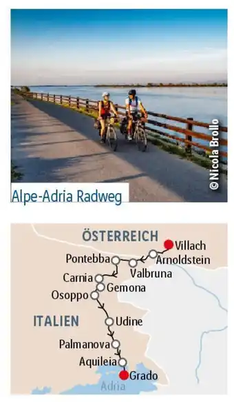 Lidl Österreich & Italien Alpe Adria Radweg Angebot