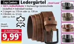 Norma Lagi Lamberto Ledergürtel Angebot