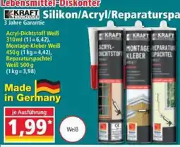 Norma KRAFT Silikon/Acryl/Reparaturspachtel Angebot