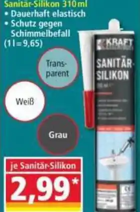 Norma Sanitär-Silikon Angebot