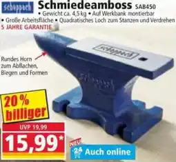 Norma Scheppach Schmiedeamboss Angebot