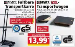 Norma KRAFT Faltbare Transportkarre oder KRAFT Transportwagen Angebot