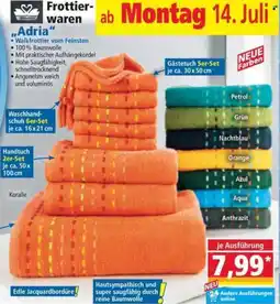 Norma Frottier- waren Adria Angebot