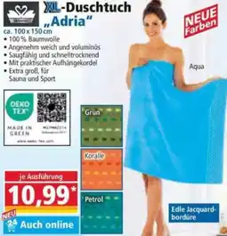 Norma XL-Duschtuch Adria Angebot