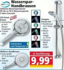 Norma Wasserspar- Handbrausen Angebot