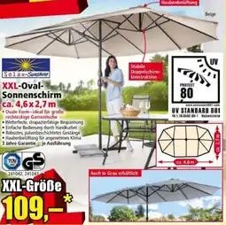 Norma Solax-Sunshine XXL-Oval- Sonnenschirm Angebot