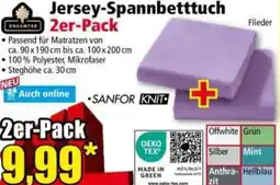 Norma Jersey-Spannbetttuch Angebot
