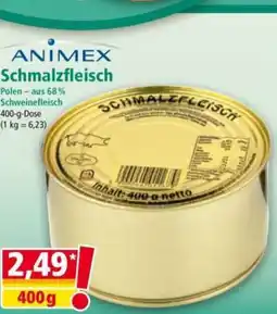 Norma ANIMEX Schmalzfleisch Angebot