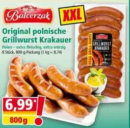Norma Original polnische Grillwurst Krakauer Angebot