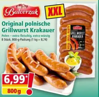 Norma Original polnische Grillwurst Krakauer Angebot