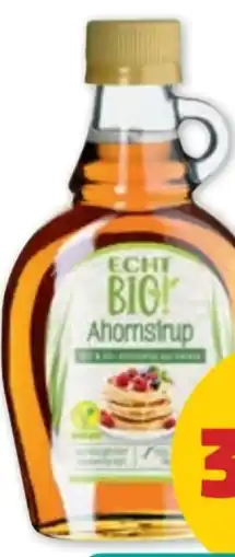 PENNY Echt Bio Ahornsirup Angebot