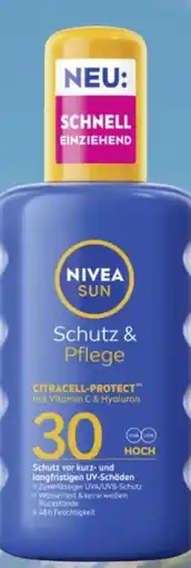 MPreis Nivea Sun Schutz & Pflege Sonnencreme Gesicht LSF 30 Angebot
