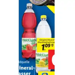 Lidl Mineralwasser mit Geschmack versch. Sorten Lidl APP Preis Angebot