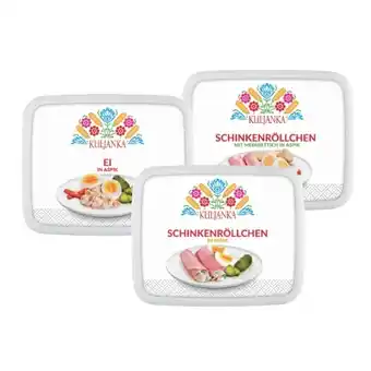 Lidl Ei oder Schinkenröllchen in Aspik versch. Sorten Lidl Angebot