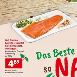 Interspar Gut Dornau Lachsforellenfilet kalt geräuchert, ohne Haut Angebot