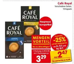 Interspar Cafe Royal Angebot